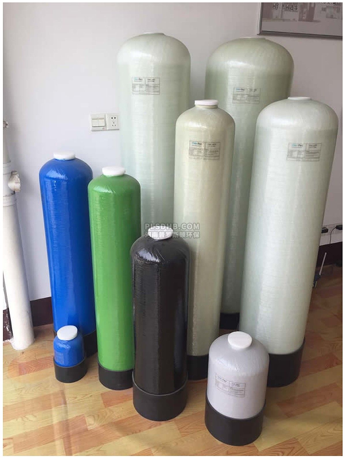 江川彩色FRP玻璃钢过滤罐软水机配件